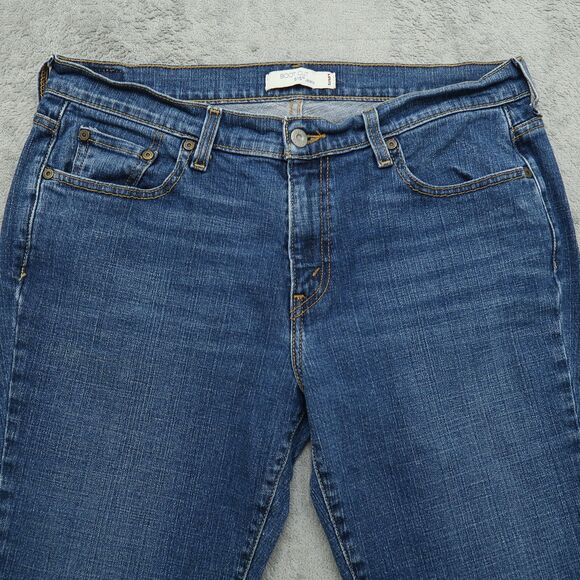 Levi's 515 Jeans Women's Size 12S Blue Mid-Rise Bootcut Denim Pants 28.5" Inseam - Picture 9 of 15